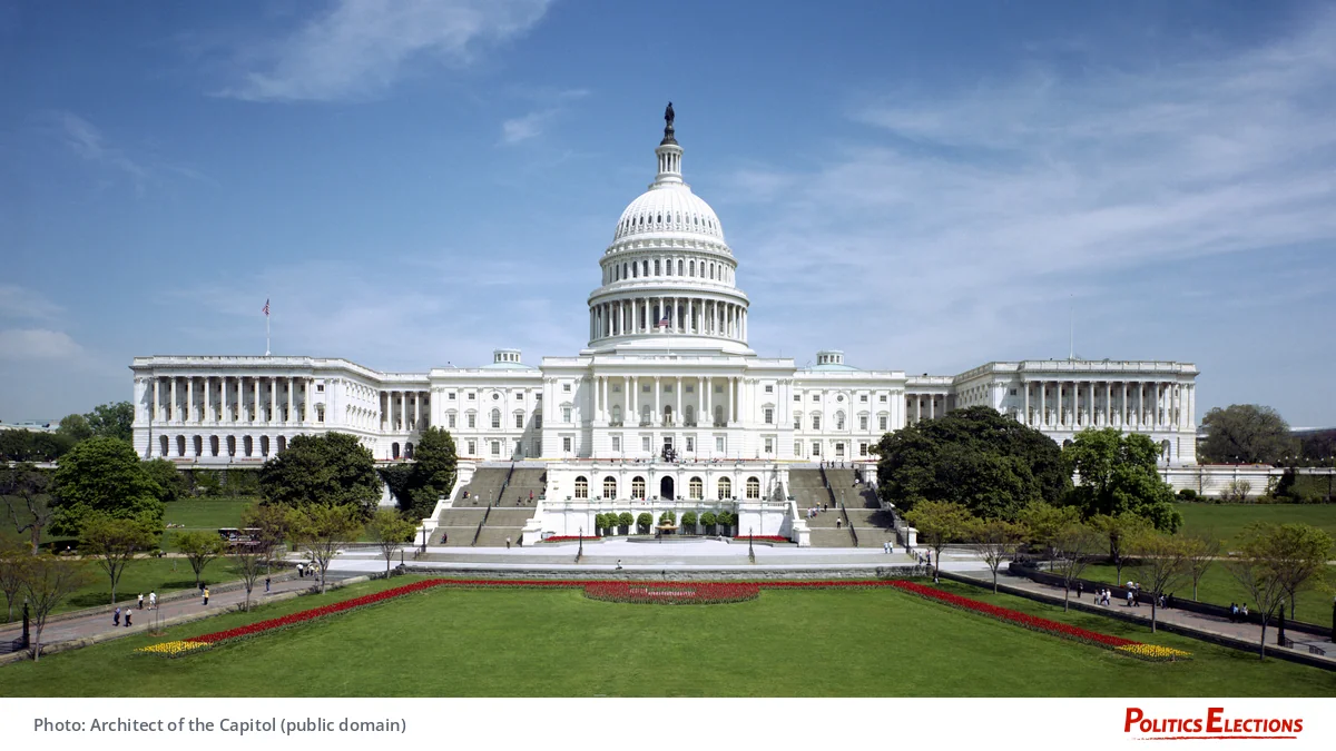 West front of the U.S. Capitol in Washington, where control of the Senate is at stake in seven toss-up races